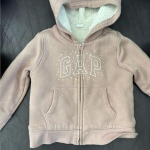 GAP Kids Light Pink Zip-Up Hoodie